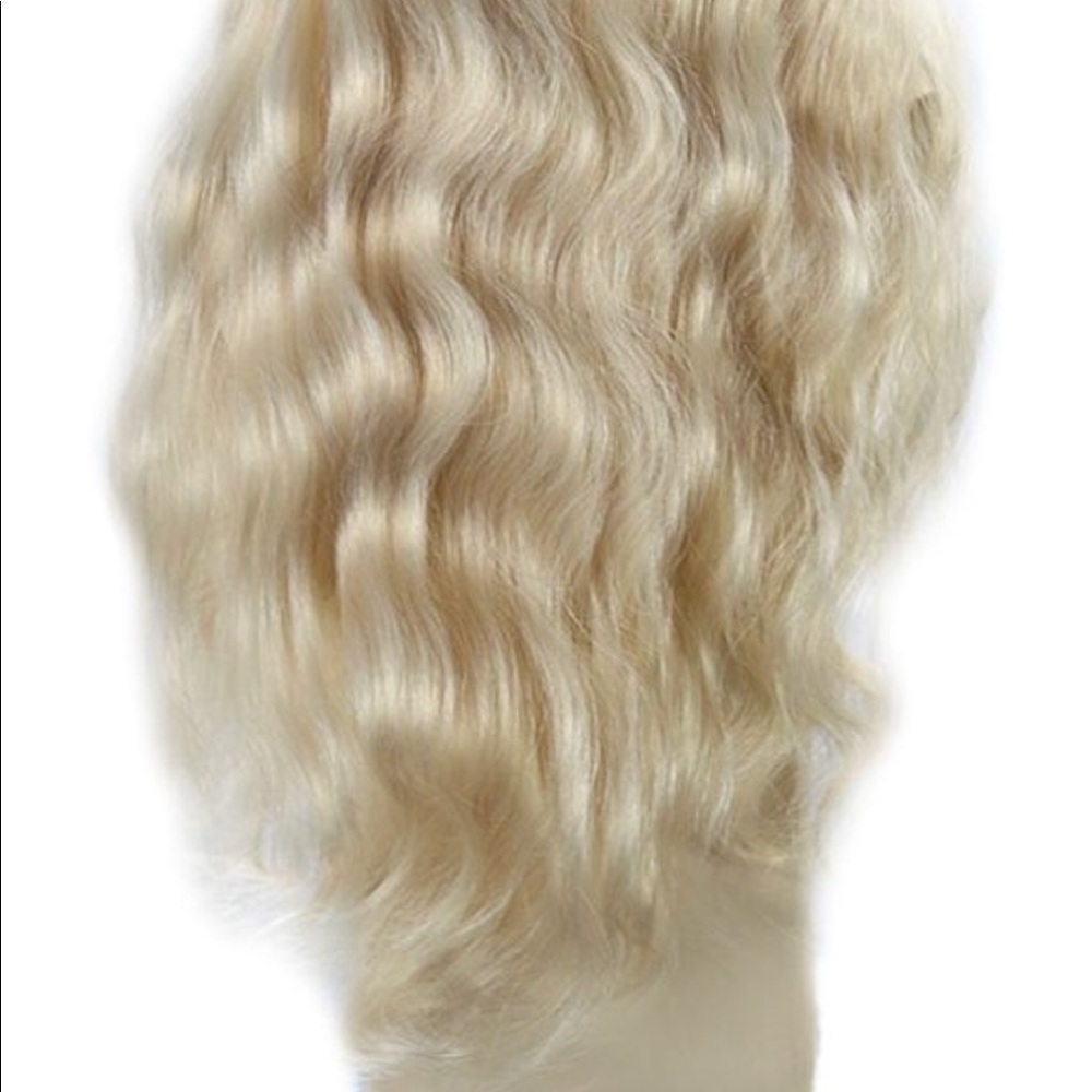 SOLD 100% human remi blonde wig, bodywave NIB - Picture 4 of 8